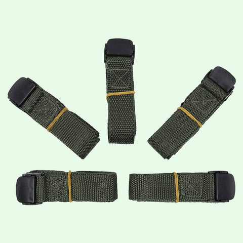 5 Piezas Correas de Montaje de la Cámara de Caza 145cm Portátil Correas de Fibra de Nylon Resistente a los Rayos UV, Accesorios de la Cámara de Caza