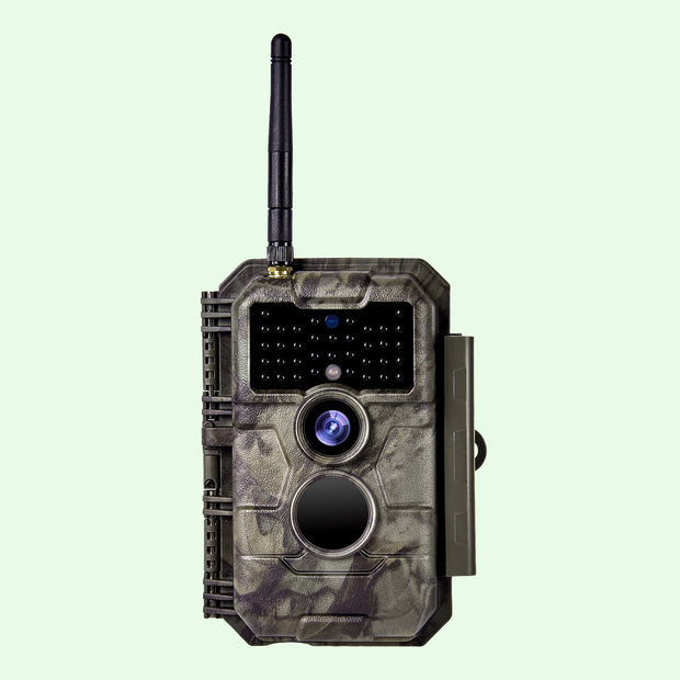 Wifi Cámara de Caza y Bluetooth Photo Conectarse a un Teléfono 24MP 1296P Impermeable con Visión Nocturna｜Detección de Acción｜Supervisión de la Finca | W600 Brown