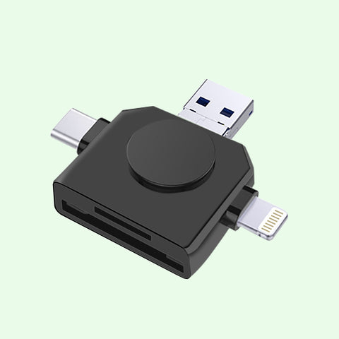 SD-Karte und Micro SD-Kart Reader & Adapter für Wildkamera USB, USB-C, Micro-USB, Lightning