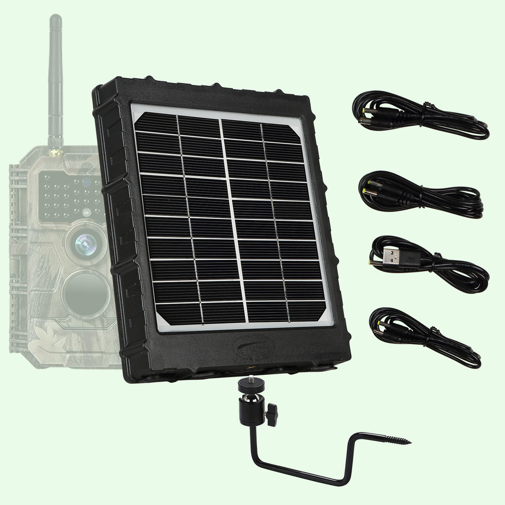 Panel solar para cámara de seguridad, panel solar USB de 5 W compatible con  cámara de batería recargable, panel solar de cámara con impermeabilidad