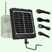 Panel Solar para Fototrampeo 3W 8000mAh 12V/9V/6V Fuente de alimentación Recargable IP66 Impermeable para todas las cámaras fototrampeo | BL8000
